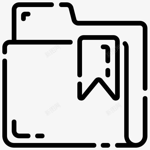 标记文件夹书签目录svg_新图网 https://ixintu.com 文件夹 标记 书签 目录 大纲
