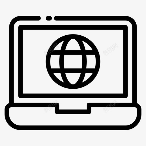 浏览器在线学习地球仪svg_新图网 https://ixintu.com 在线学习 浏览器 地球仪 笔记本 电脑
