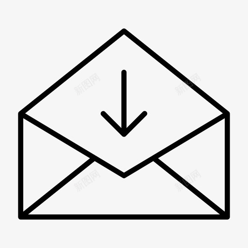 保存邮件下载消息svg_新图网 https://ixintu.com 保存 邮件 下载 消息 接收 业务 图标 完成