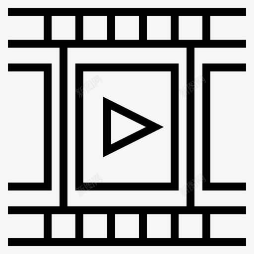 视频课教育学习svg_新图网 https://ixintu.com 视频 教育 学校 教育学 学习 大学