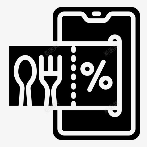 折扣电子商务食品svg_新图网 https://ixintu.com 折扣 电子商务 食品 手机 购物 黑色 星期五