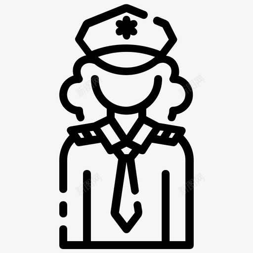女警察化身中士svg_新图网 https://ixintu.com 女警察 化身 中士