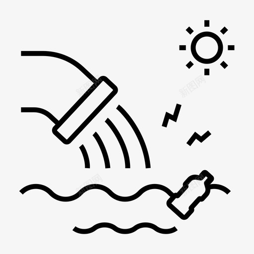 水污染生态环境svg_新图网 https://ixintu.com 水污染 生态 生态环境 河流