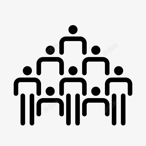 网络商务沟通svg_新图网 https://ixintu.com 商务 网络 沟通 人群 社交 大纲