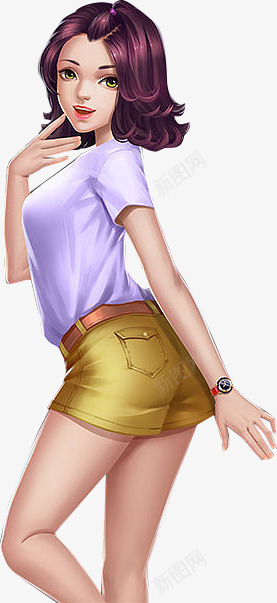64西洋美女3D插画png免抠素材_新图网 https://ixintu.com 西洋 美女 插画