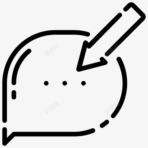 传入消息通信接收svg_新图网 https://ixintu.com 传入 消息 通信 接收 大纲