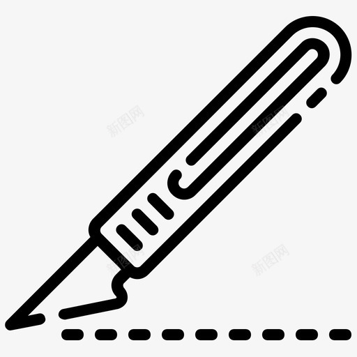 手术刀医院刀svg_新图网 https://ixintu.com 医学 手术 医院 大纲