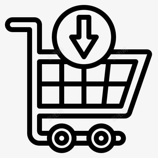 购物车下载电子商务svg_新图网 https://ixintu.com 购物车 电子商务 购物 下载
