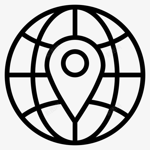 位置数据互联网svg_新图网 https://ixintu.com 数据 位置 互联网 网络技术 网络