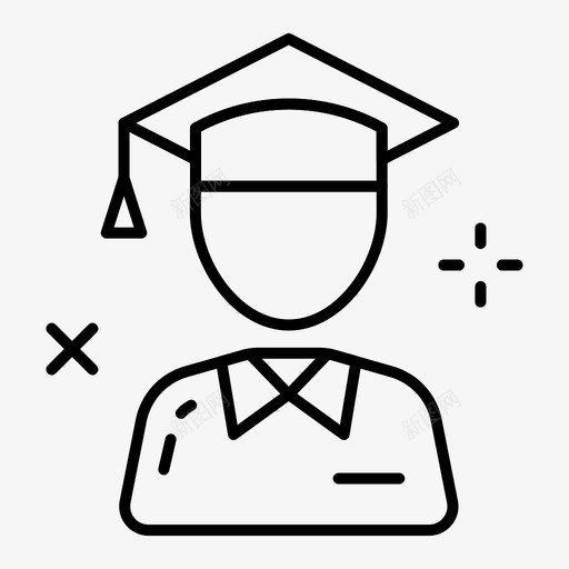 学生教育知识svg_新图网 https://ixintu.com 教育 学生 知识 学校 大学 教育科 科学