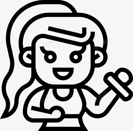田径运动员运动svg_新图网 https://ixintu.com 运动 田径 田径运动 运动员 跑步者 锻炼 女性 字形