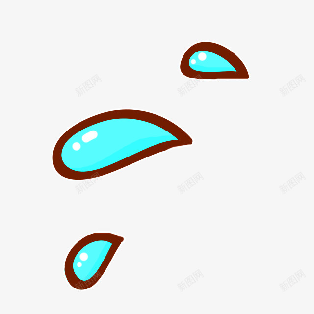 汗滴免扣png免抠素材_新图网 https://ixintu.com 汗滴 免扣