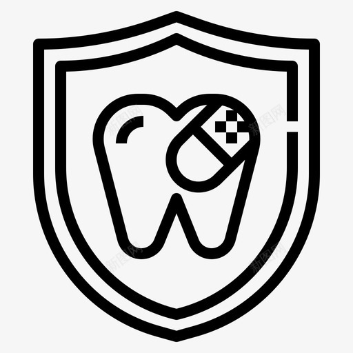 牙科牙医健康svg_新图网 https://ixintu.com 牙科 牙医 健康保险 医疗 图特