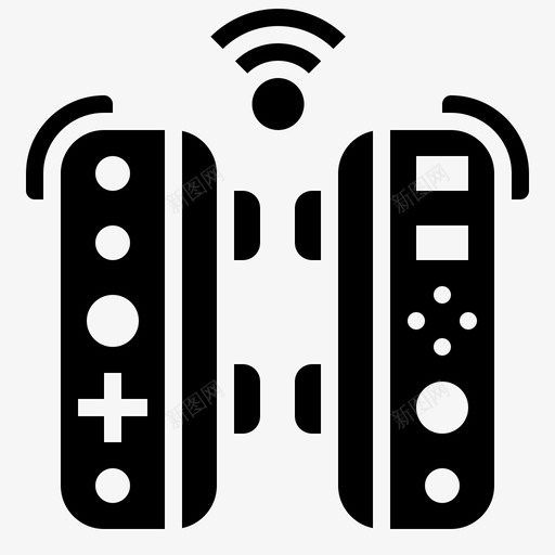 控制器控制台设备svg_新图网 https://ixintu.com 控制器 控制台 设备 操纵杆 遥控器 机器人 字形