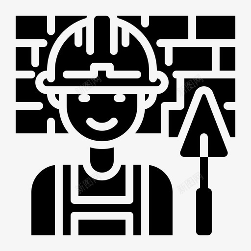 砌砖砖建筑svg_新图网 https://ixintu.com 砌砖 砖建 筑墙 劳动力