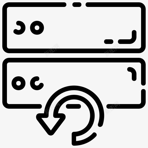 数据备份文件存储svg_新图网 https://ixintu.com 数据备份 文件 存储 防病毒 互联网 安全