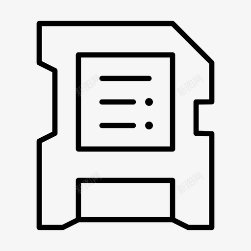 microsd适配器组件计算机svg_新图网 https://ixintu.com 适配器 计算机 组件 设备
