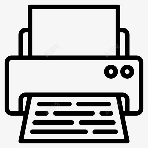 打印机传真纸张svg_新图网 https://ixintu.com 打印机 传真 传真纸 纸张 印刷 电子