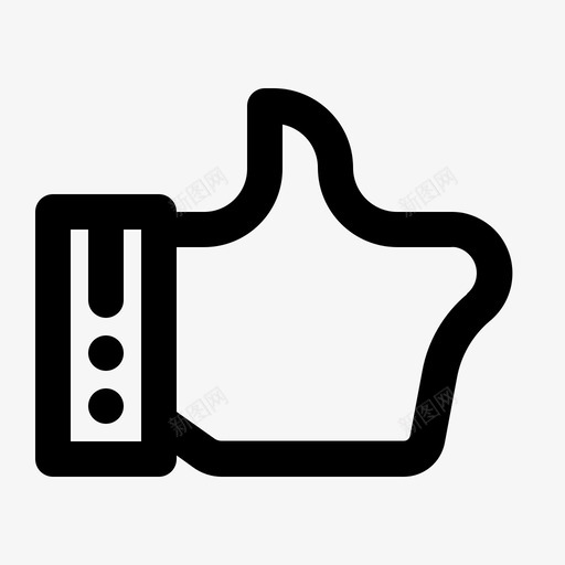 比如facebookfavoritesvg_新图网 https://ixintu.com 比如 竖起 大拇指 购物 电子商务