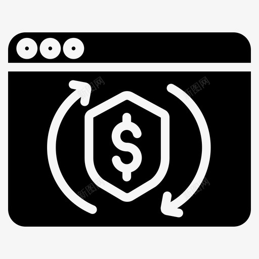 担保交易在线支付保护svg_新图网 https://ixintu.com 交易 担保 在线支付 保护 安全 安全网 网络 银行 融资 铭文