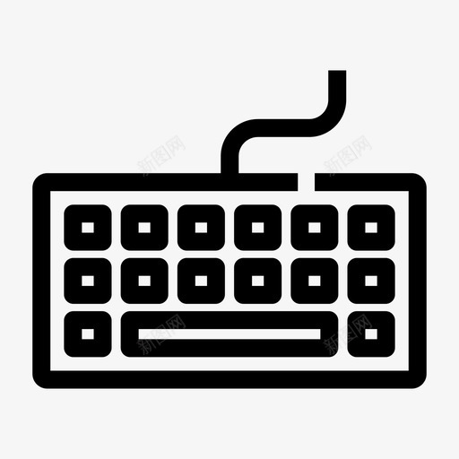 键盘计算机设备svg_新图网 https://ixintu.com 设备 键盘 计算机 电子技术 数字
