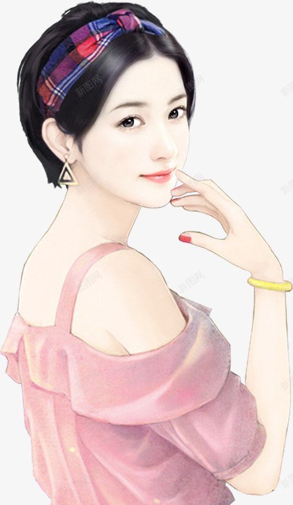 现言都言女png免抠素材_新图网 https://ixintu.com 现言 言女