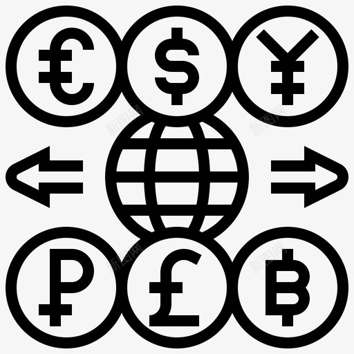 外汇货币经济svg_新图网 https://ixintu.com 外汇 货币 经济 贸易 贸易业 业务