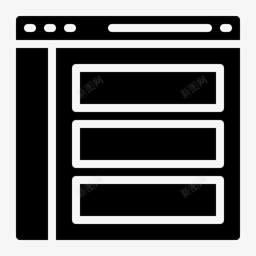 网站浏览器设计svg_新图网 https://ixintu.com 网站 浏览器 设计 布局 用户界面