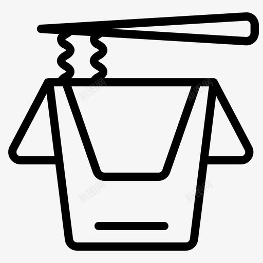 面盒亚洲食品食品盒svg_新图网 https://ixintu.com 食品 面盒 亚洲 配送