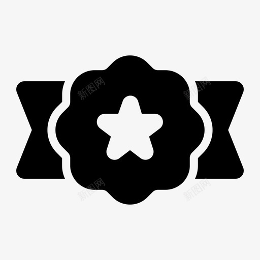 徽章奖章表彰徽章svg_新图网 https://ixintu.com 徽章 奖章 表彰 黑色 星期五 雕文