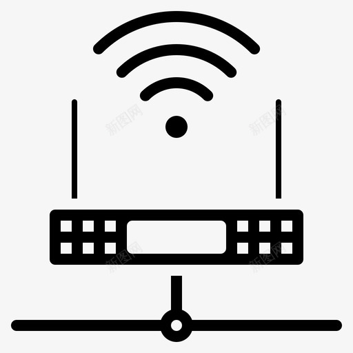 路由器计算机互联网svg_新图网 https://ixintu.com 路由器 计算机 互联网 网络通信