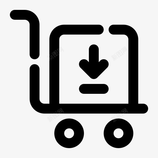 拉杆箱市场网上商店svg_新图网 https://ixintu.com 拉杆箱 市场 网上商店 超市 下载 黑色 星期五