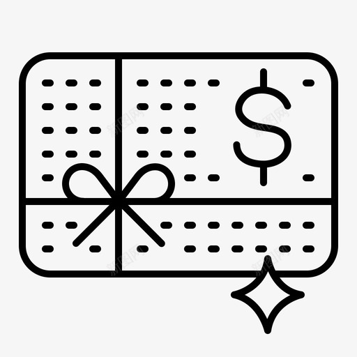 礼品卡优惠券代金券svg_新图网 https://ixintu.com 礼品 优惠券 代金券 商务 金融
