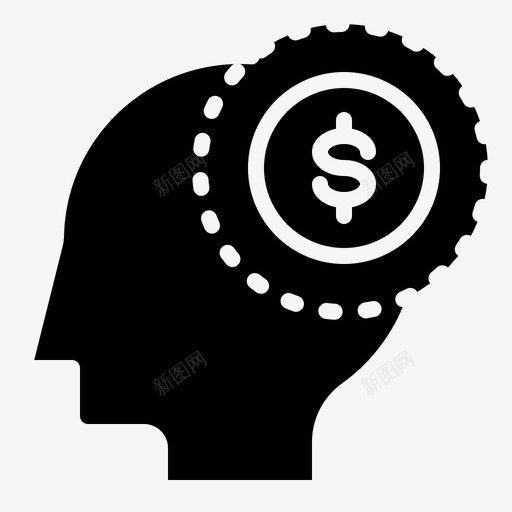 金钱头脑思想svg_新图网 https://ixintu.com 个人 思考 金钱 头脑 思想