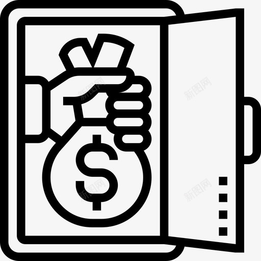 资本公积预算存款svg_新图网 https://ixintu.com 资本 公积 预算 存款 金库 金融 危机 机行