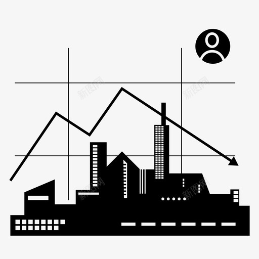 人口减少城市减少svg_新图网 https://ixintu.com 减少 人口 城市
