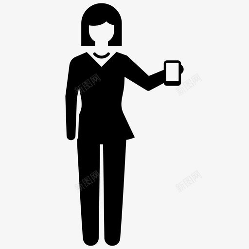 商务女士公文包女性svg_新图网 https://ixintu.com 商务 女士 公文包 女性 移动 商务管理
