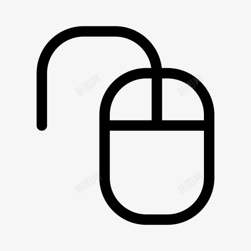 电脑鼠标通用鼠标指针svg_新图网 https://ixintu.com 鼠标 电脑 通用 指针 有线 科技 设备 小工 工具