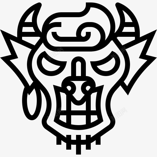 邪恶野兽生物svg_新图网 https://ixintu.com 邪恶 野兽 生物 恶魔 恐怖 万圣节