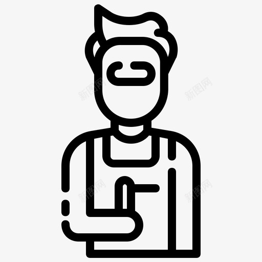 焊工化身工厂工人svg_新图网 https://ixintu.com 化身 焊工 工厂 工人 技工