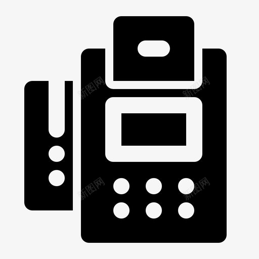 付款机帐单卡svg_新图网 https://ixintu.com 付款机 帐单 信用卡 收据 电子商务 第三 字形
