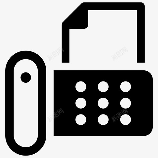 传真机办公室电话svg_新图网 https://ixintu.com 传真机 办公 办公室 室电话 电话 电子设备