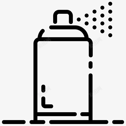 喷枪除臭剂喷雾剂svg_新图网 https://ixintu.com 喷枪 除臭剂 喷雾剂 流行 轮廓