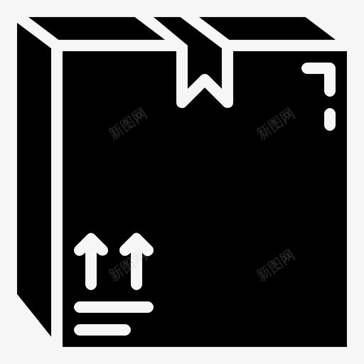 箱标签包装包裹svg_新图网 https://ixintu.com 标签 包装 包裹 交货 物流 标志