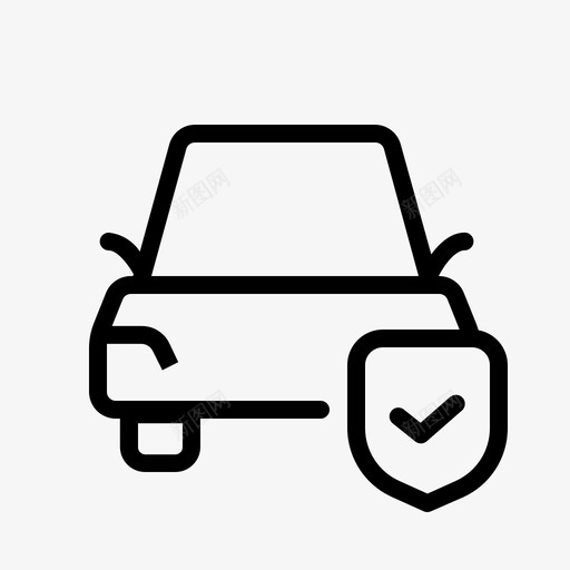 安全车保险安全svg_新图网 https://ixintu.com 安全 保险 技术 车辆保险