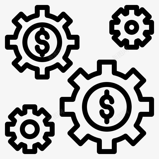 金钱商业货币svg_新图网 https://ixintu.com 金钱 商业 货币 金融 装备