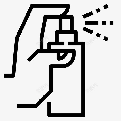 喷雾瓶液体泵svg_新图网 https://ixintu.com 喷雾 液体 肥皂 清洗