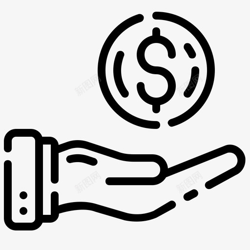 省钱硬币美元svg_新图网 https://ixintu.com 省钱 硬币 美元 付款