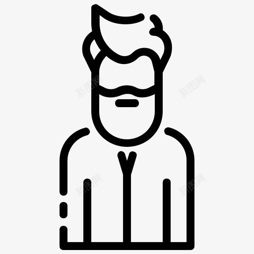 胡须男阿凡达svg_新图网 https://ixintu.com 胡须 阿凡
