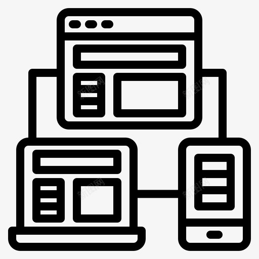 内容业务管理svg_新图网 https://ixintu.com 营销 搜索引擎 优化 内容 业务管理